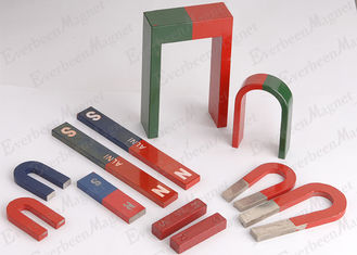 Porcellana LNG40 magnete a forma di U educativo, forte magnete a ferro di cavallo blu rosso per scienza d'istruzione fornitore
