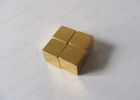 Porcellana I magneti del blocchetto del neodimio del cubo hanno ricoperto l&#039;oro N35 5 * 5 * 5 grado centigrado di millimetro 80 fabbrica