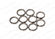 Porcellana Forti magneti di anello di N40H diametralmente magnetizzati, magneti sinterizzati del neodimio dell&#039;anello esportatore